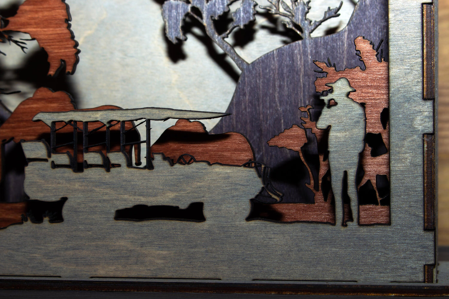 Handmade Safari Shadow Box | Handmade