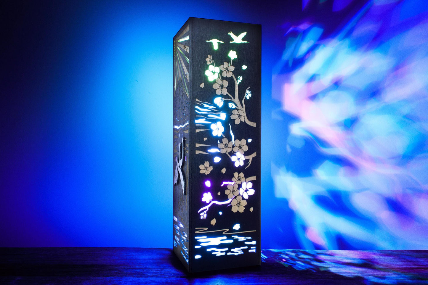 Mount Fuji Lamp — Cherry Blossom Lantern