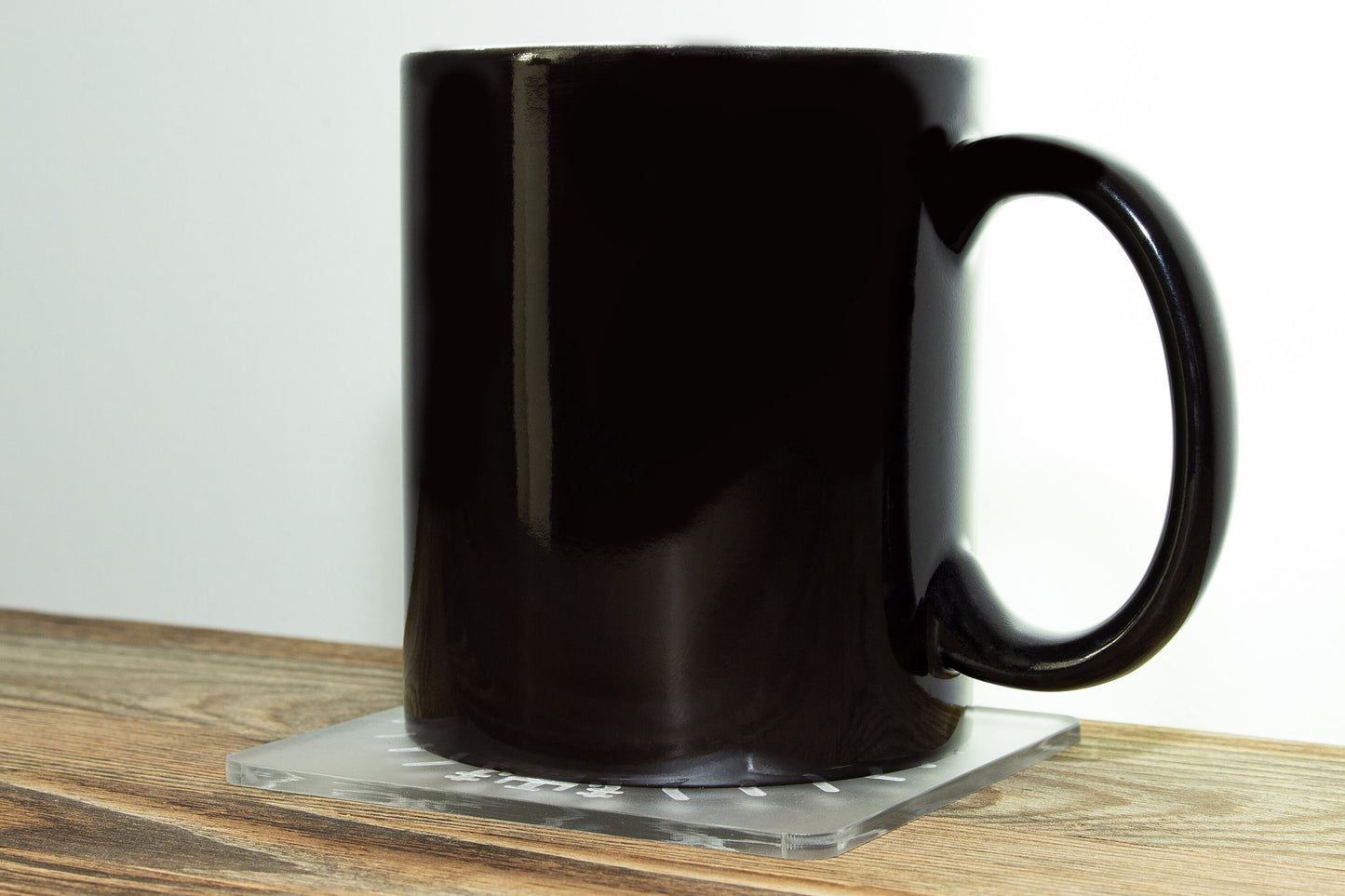 Vegvisir Coaster | Transparent Engraved Coaster