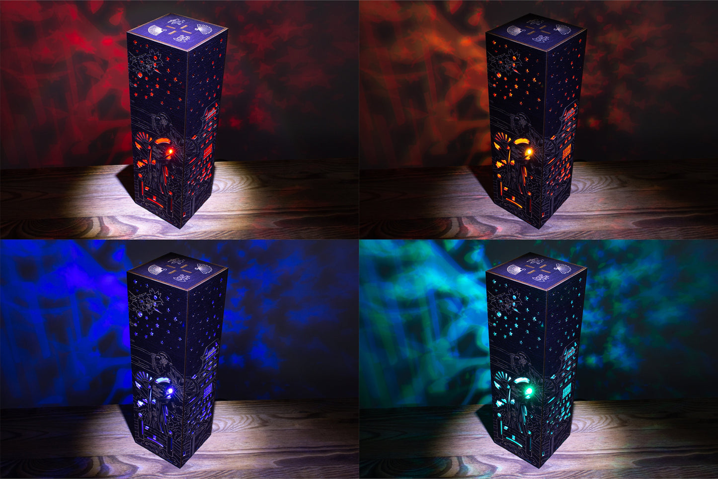 Japanese Geisha Night Lamp | Geisha on a Bridge