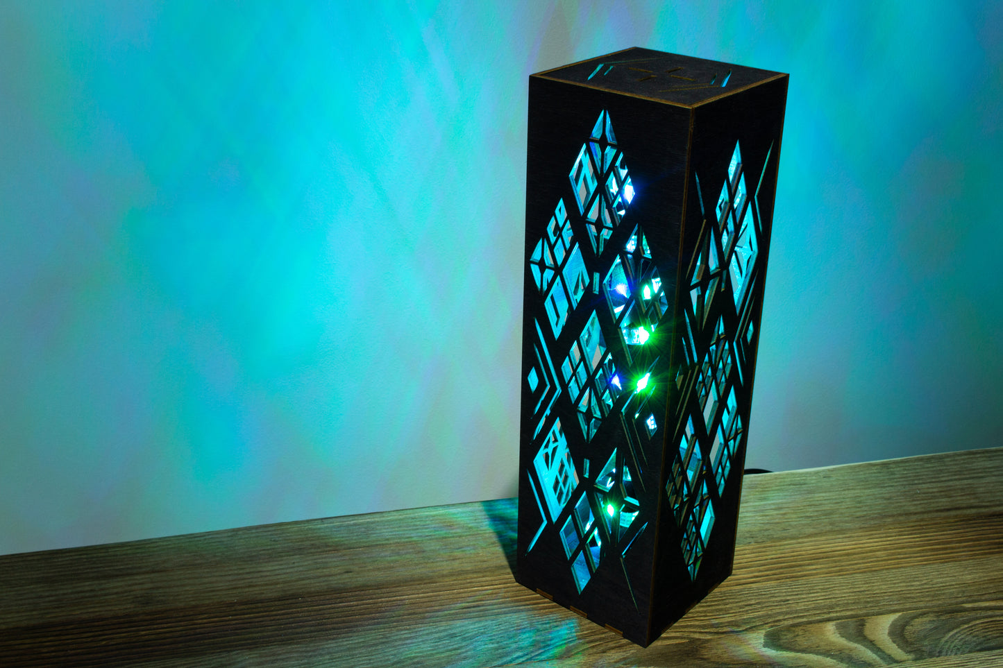 Rhombus Shape Lamp | LED RGB Desk Lamp