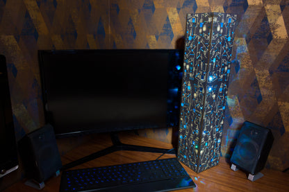 Cyberpunk XXL Large Night Lamp | Circuit Board Lamp