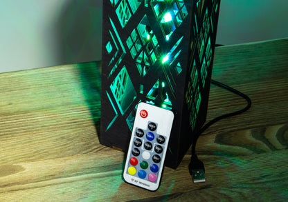 Rhombus Shape Lamp | LED RGB Desk Lamp