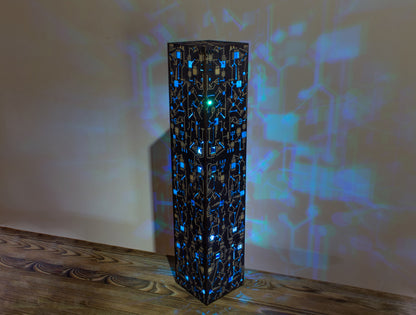 Cyberpunk XXL Large Night Lamp | Circuit Board Lamp