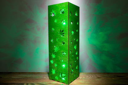 Cannabis Leaf Lamp | LED RGB Night Lamp