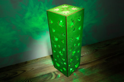 Cannabis Leaf Lamp | LED RGB Night Lamp