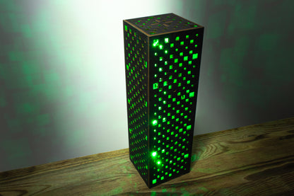 Square Pattern Lamp | Sci-fi Style LED Desk Lamp