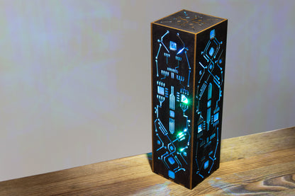 Cyberpunk Night Lamp | Sci-Fi Contemporary Style