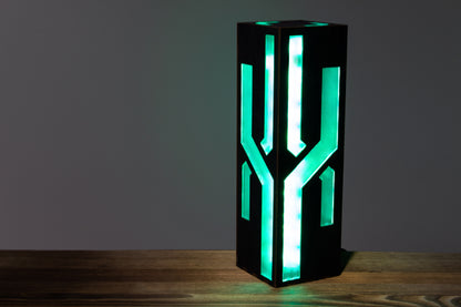 Futuristic Night Lamp | Neon Inclined Lines