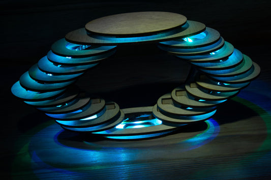 Futuristic Spiral LED Lamp | Futuristic Design