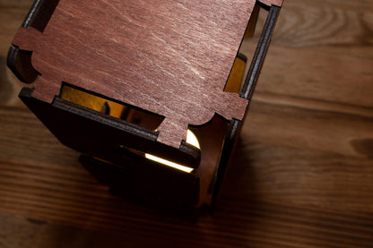 Twisted Linear Shape Lamp | Mayan Style