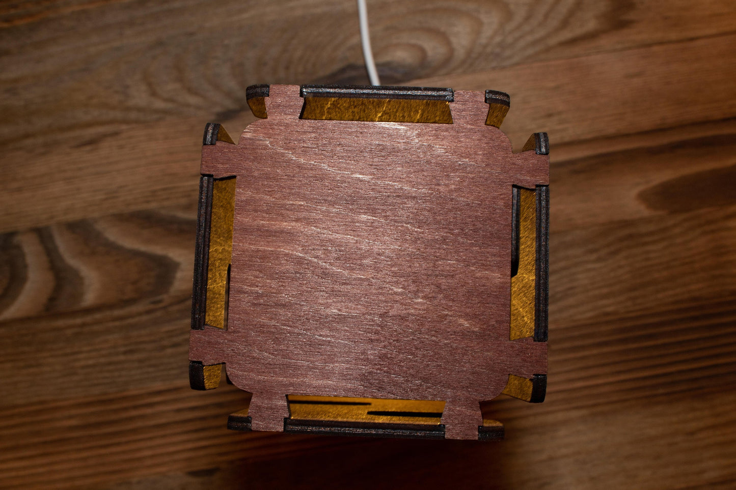 Twisted Linear Shape Lamp | Mayan Style