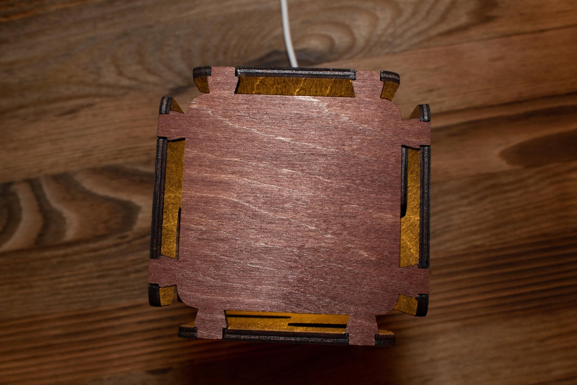 Twisted Linear Shape Lamp | Mayan Style