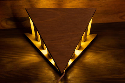 Futuristic Lattice Pyramid Lamp | Futuristic Design