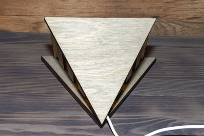 Futuristic Lattice Pyramid Lamp | Futuristic Design