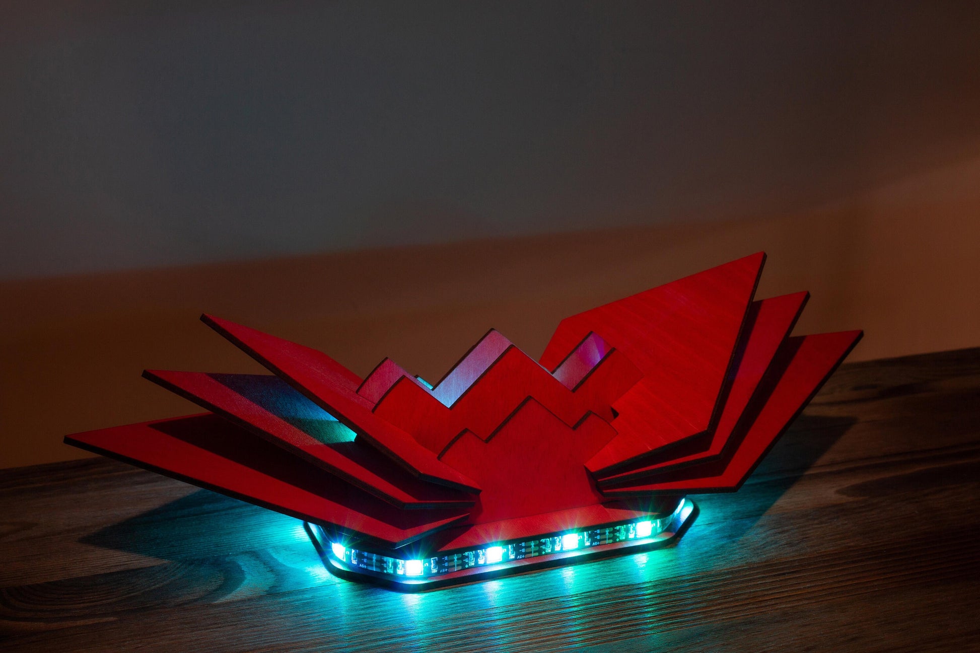 Cyberpunk Wooden LED Lamp | Cyberpunk Style