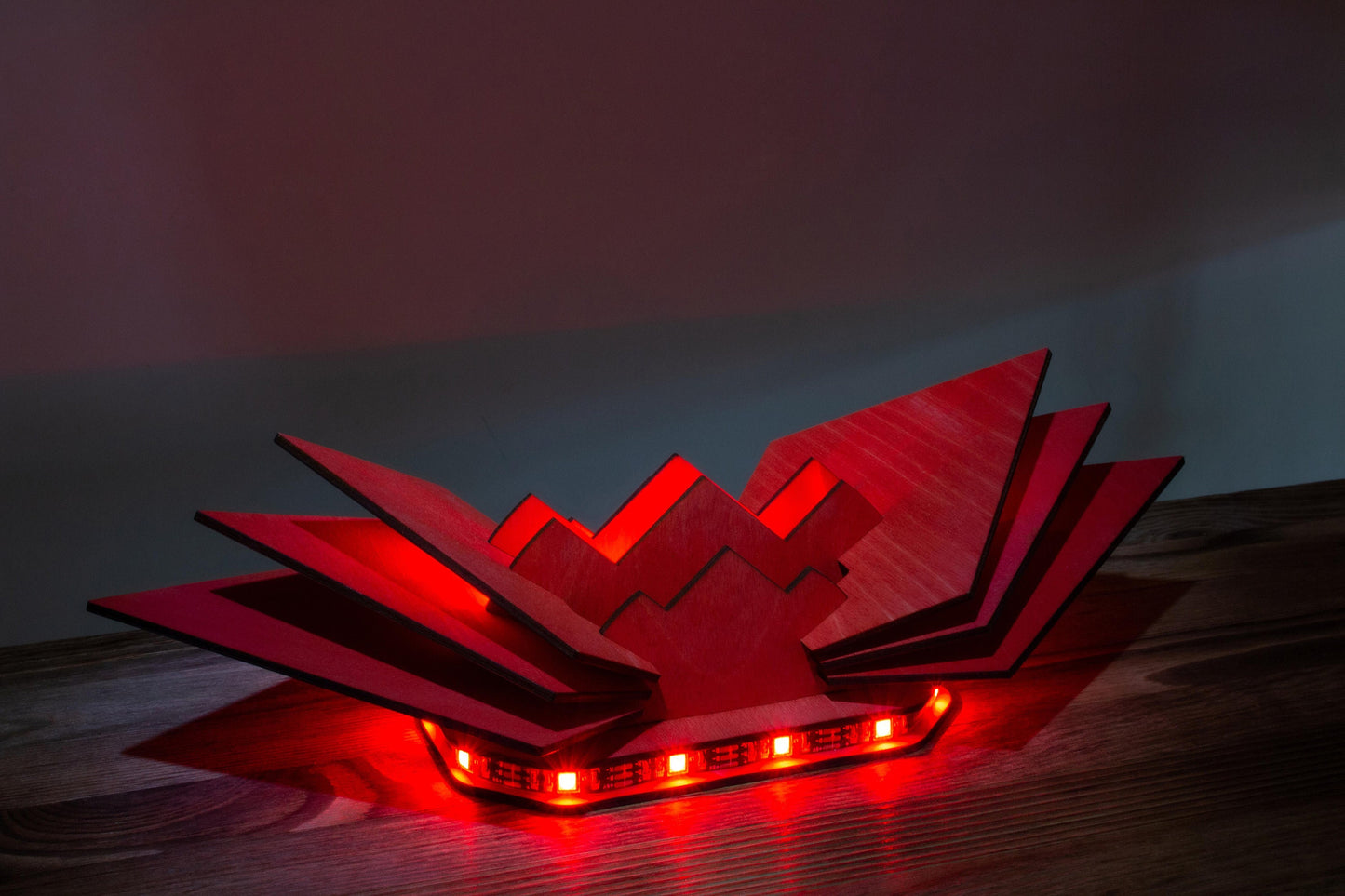 Cyberpunk Wooden LED Lamp | Cyberpunk Style