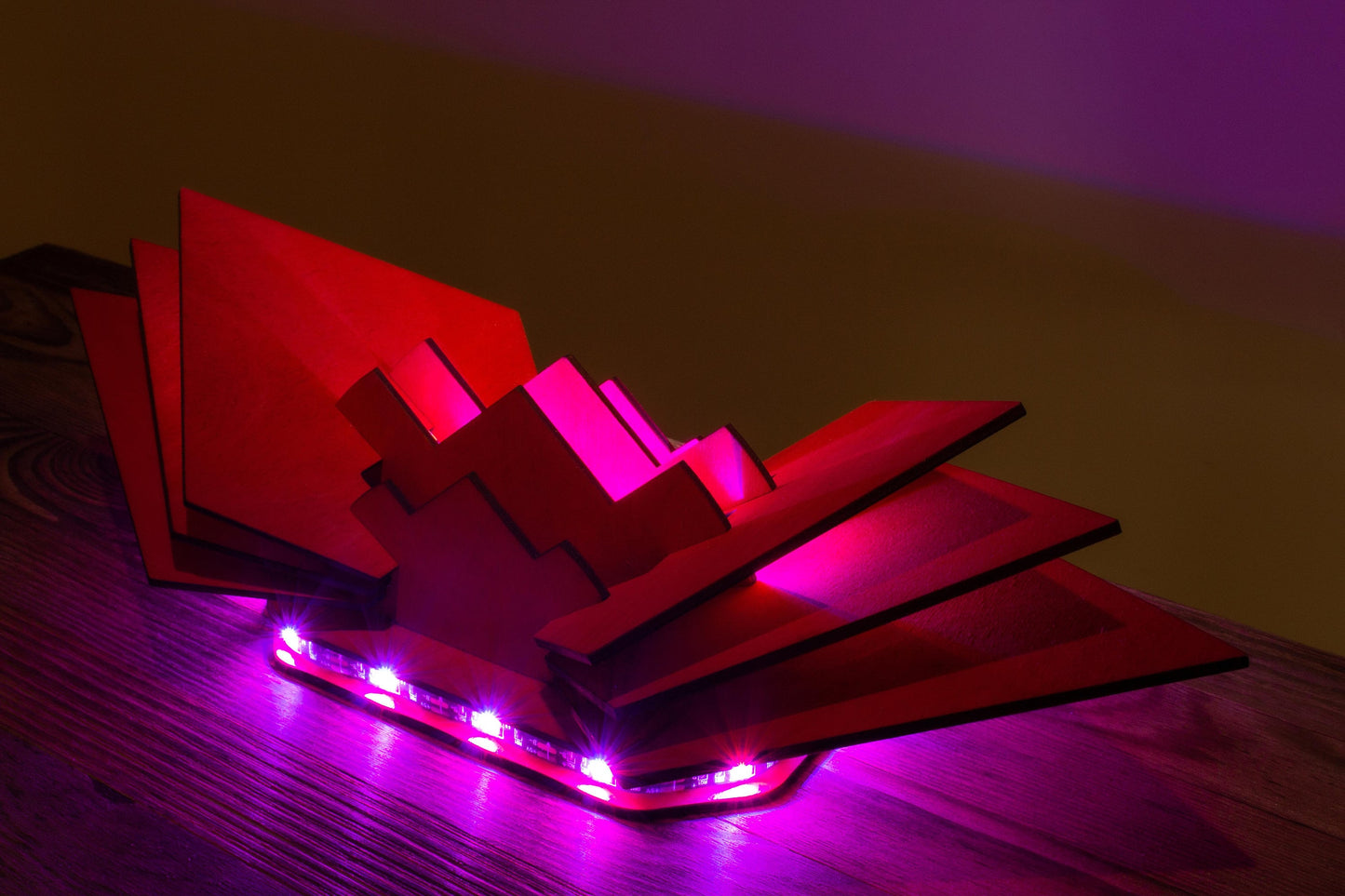 Cyberpunk Wooden LED Lamp | Cyberpunk Style