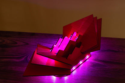 Cyberpunk Wooden LED Lamp | Cyberpunk Style