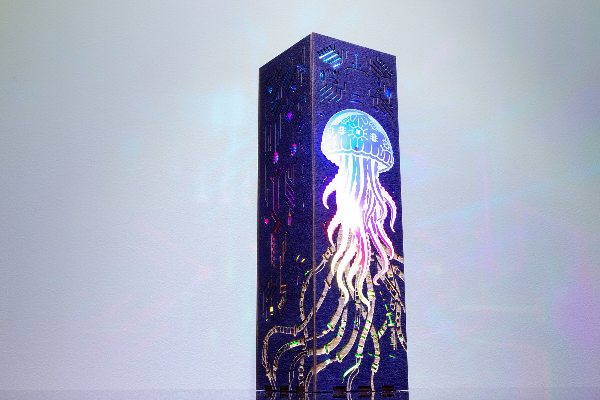 Cybernetic Jellyfish Night Lamp | RGB LED
