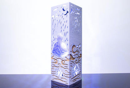 Handcrafted Poseidon Lamp | Greek Mythology