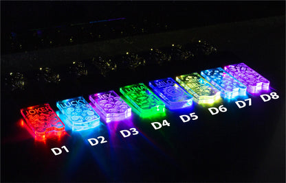 LED Dog/Cat Tag Keychain
