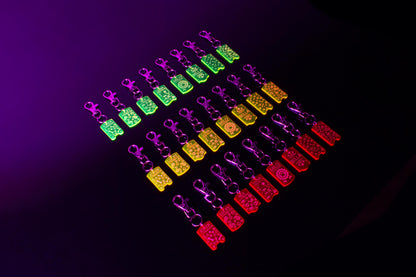 Customizable UV Glow Dog ID Tag | Personalized