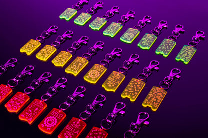 Customizable UV Glow Dog ID Tag | Personalized