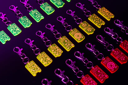 Customizable UV Glow Dog ID Tag | Personalized