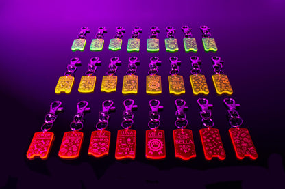Customizable UV Glow Dog ID Tag | Personalized