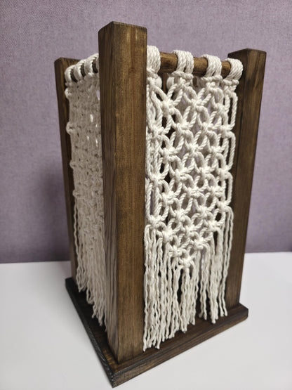 Cozy Macrame Table Lamp | Bohemian Style