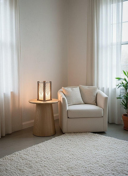 Cozy Macrame Table Lamp | Bohemian Style
