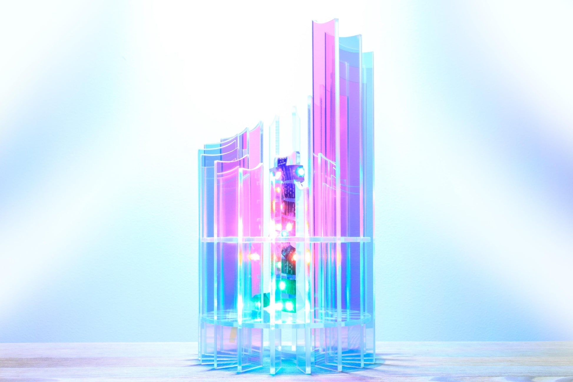 Iridescent Color Changing Lamp | Sci-Fi Style