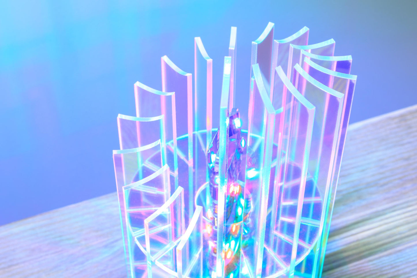 Iridescent Color Changing Lamp | Sci-Fi Style