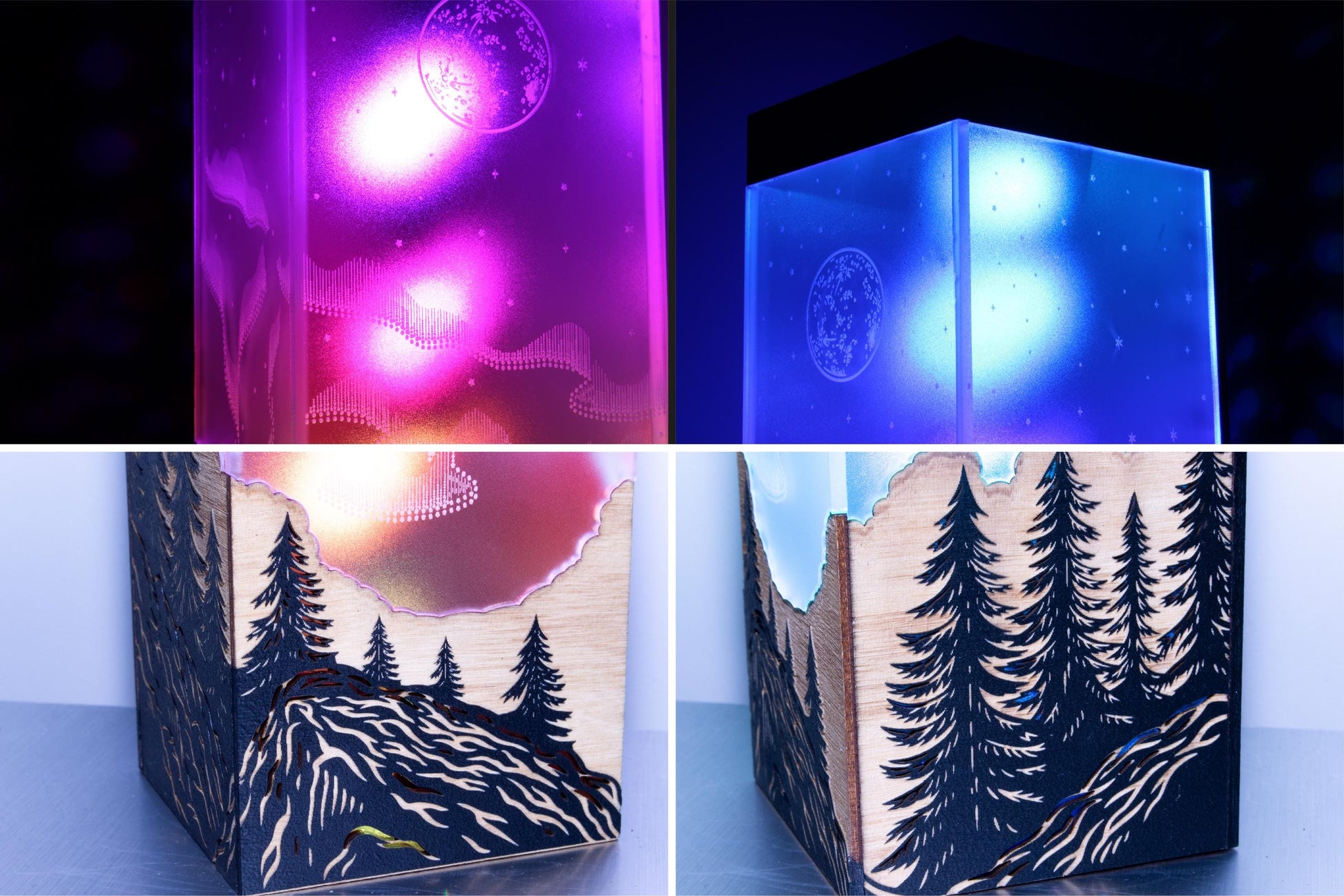 Northern Lights Lamp | Personalized