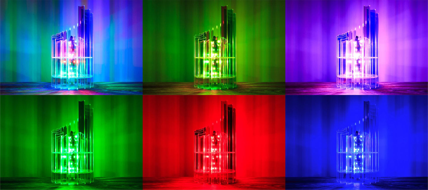 Iridescent Color Changing Lamp | Sci-Fi Style