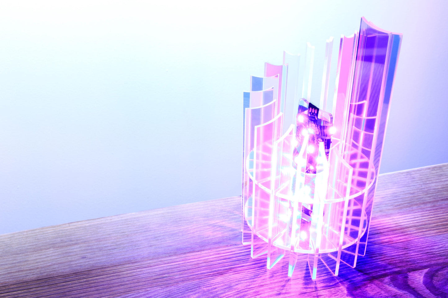 Iridescent Color Changing Lamp | Sci-Fi Style