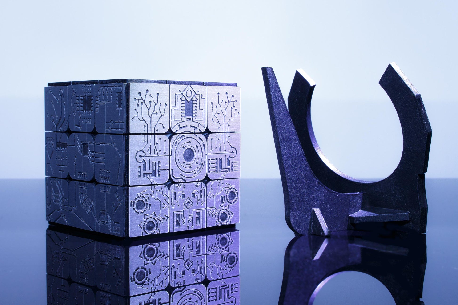 Futuristic Puzzle Cube 3x3 | Futuristic Design