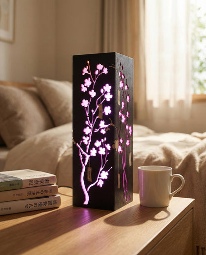 Handcrafted Cherry Blossom Lamp | Japanese Style