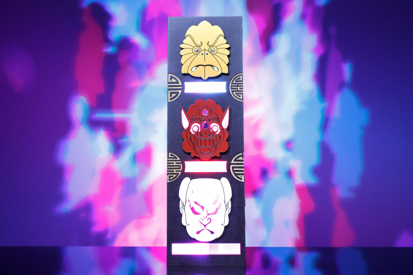 Kabuki Masks Lamp | Japanese Style