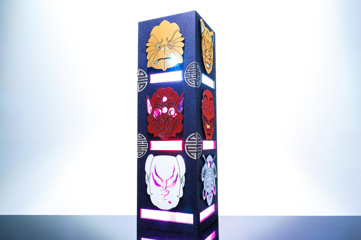 Kabuki Masks Lamp | Japanese Style