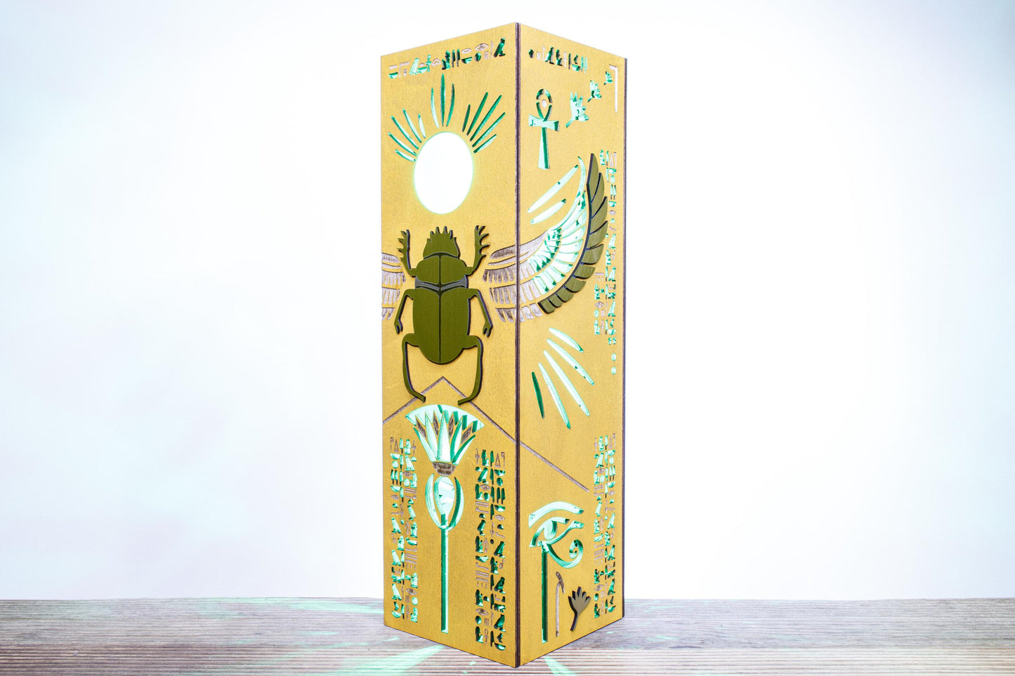 Egyptian Scarab LED Lamp | Egyptian Style