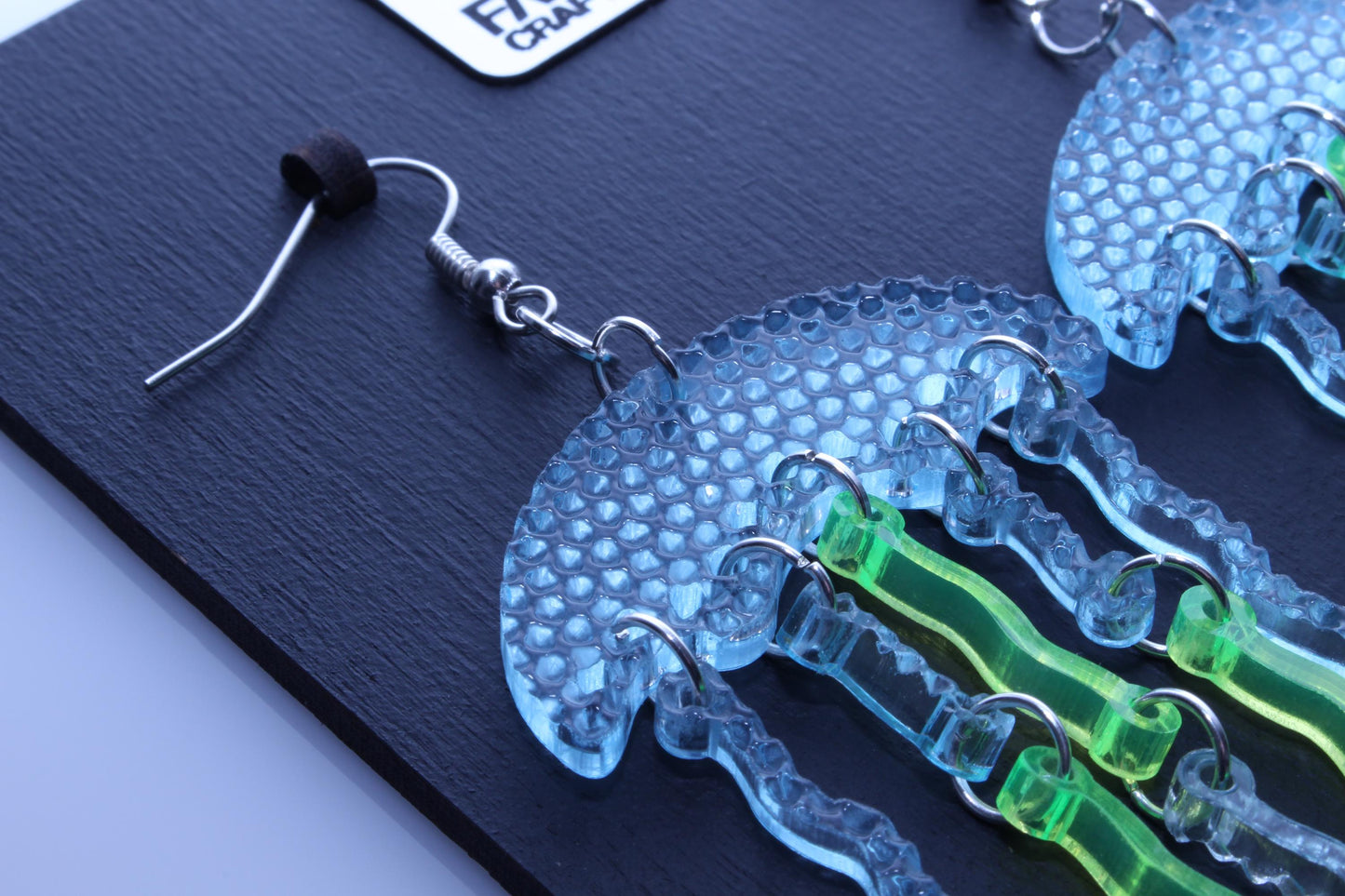 Colorful Partying Jellyfish Earrings | Handmade
