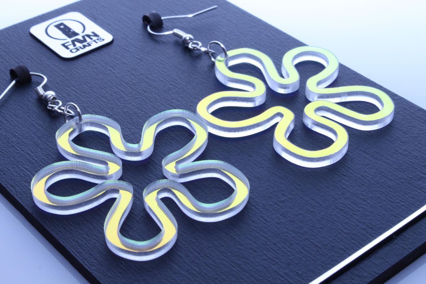 Groovy Acrylic Flower Earrings | Rave Style