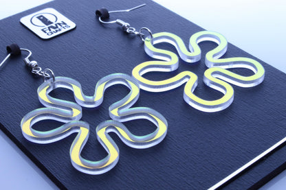Groovy Acrylic Flower Earrings | Rave Style