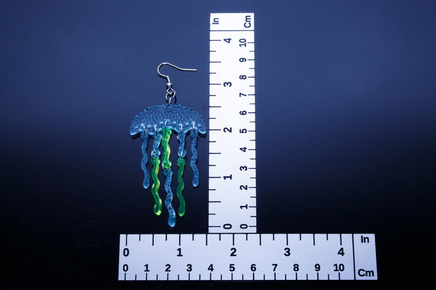 Colorful Partying Jellyfish Earrings | Handmade