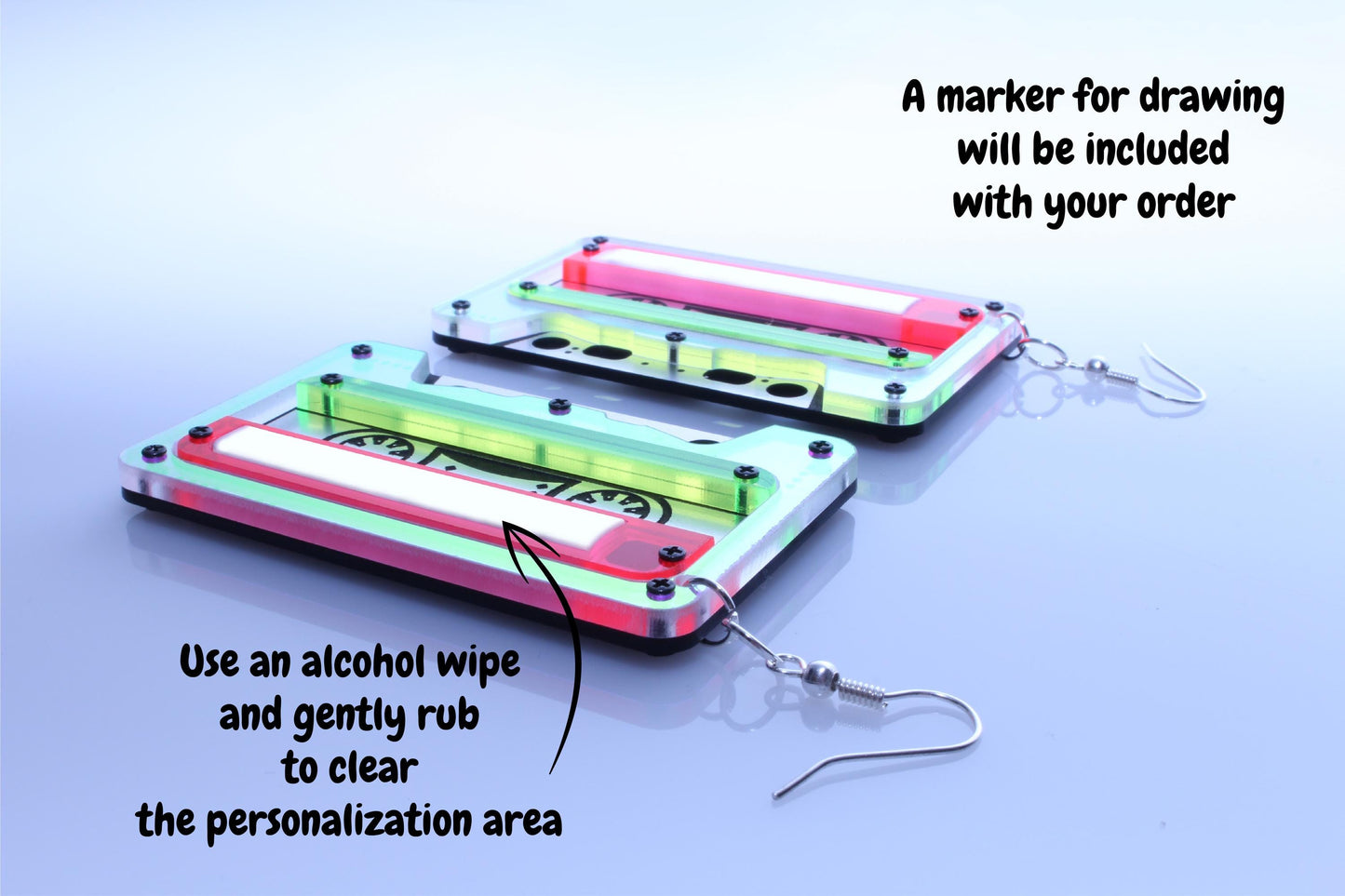 Cassette Tape Earrings