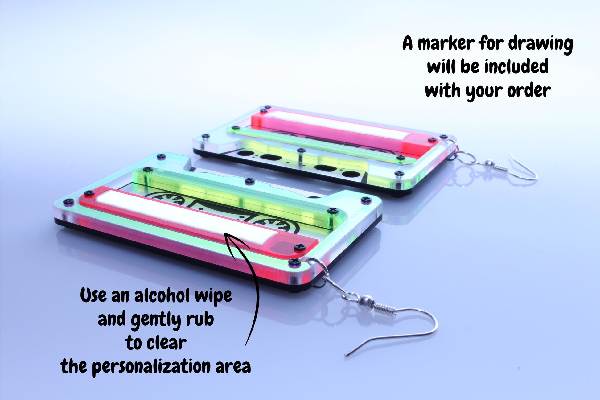 Cassette Tape Earrings