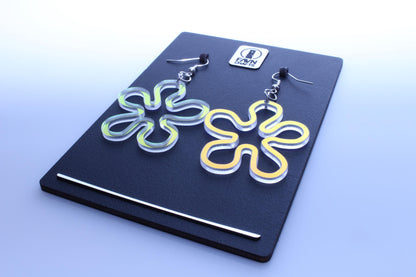 Groovy Acrylic Flower Earrings | Rave Style