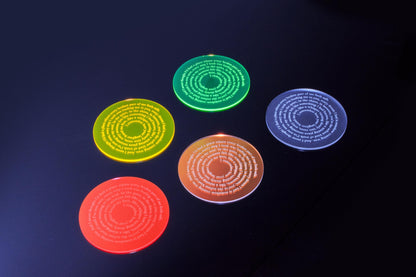 Custom Song Lyric Neon Coaster | Custom